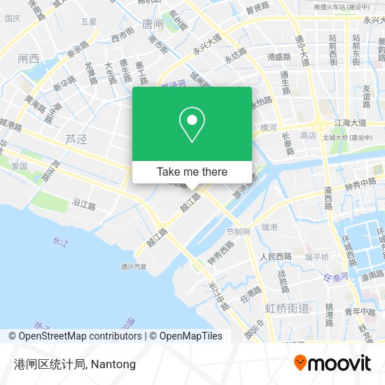 港闸区统计局 map