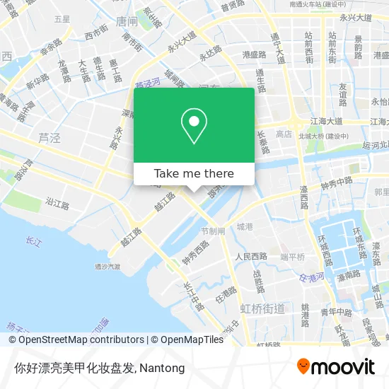 你好漂亮美甲化妆盘发 map