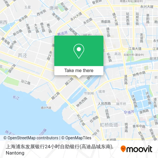 上海浦东发展银行24小时自助银行(高迪晶城东南) map