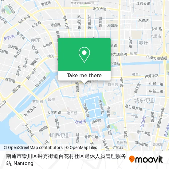 南通市崇川区钟秀街道百花村社区退休人员管理服务站 map