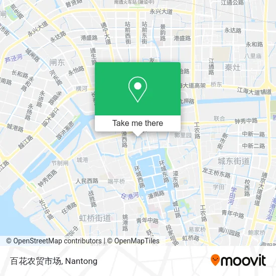 百花农贸市场 map