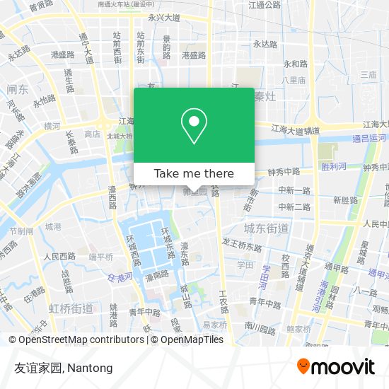友谊家园 map
