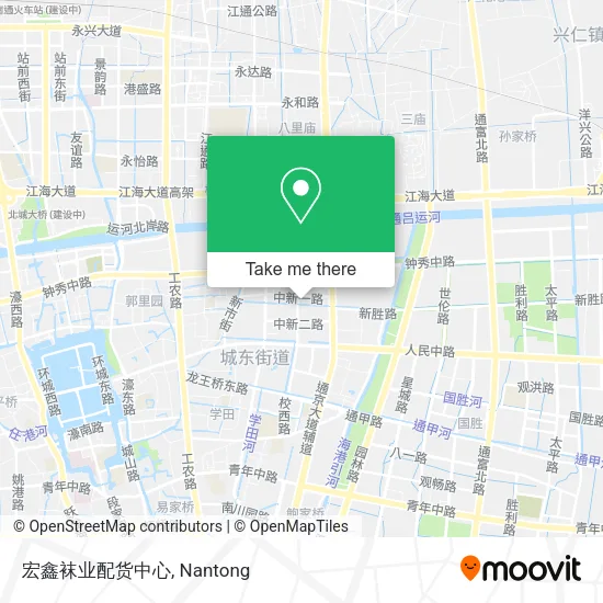 宏鑫袜业配货中心 map