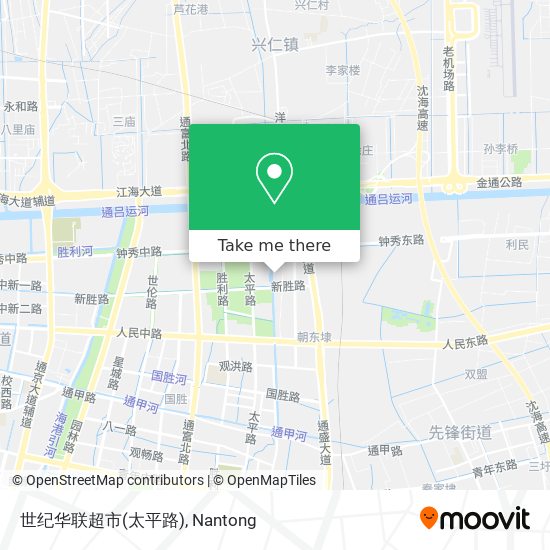 世纪华联超市(太平路) map