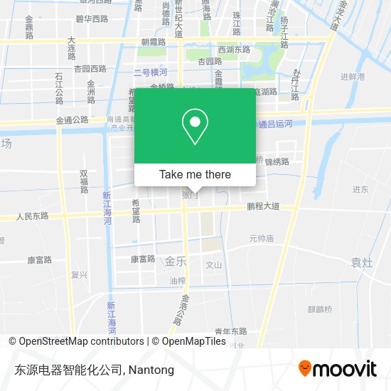 东源电器智能化公司 map