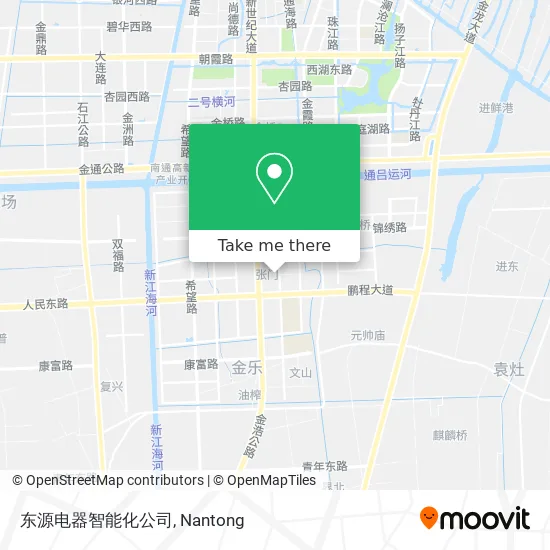东源电器智能化公司 map