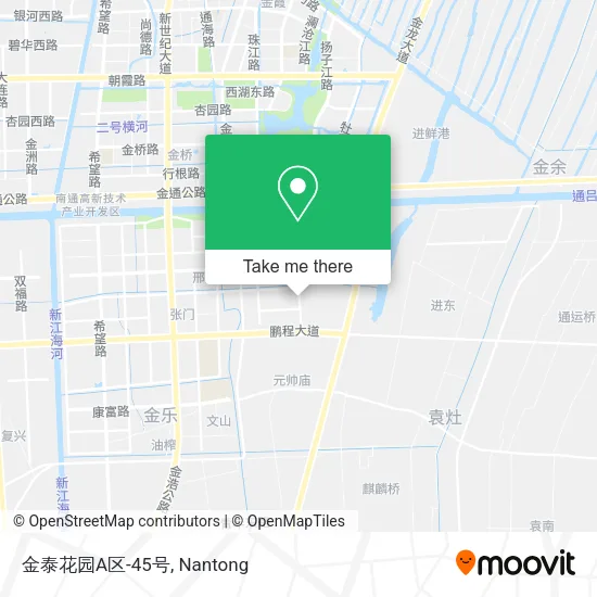 金泰花园A区-45号 map