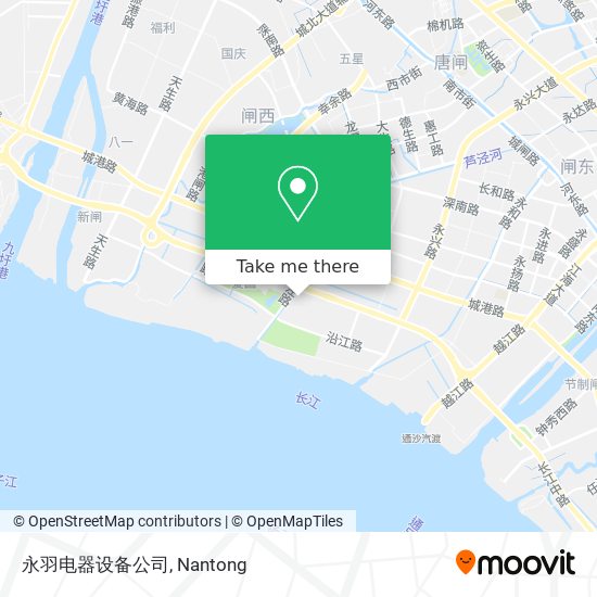 永羽电器设备公司 map