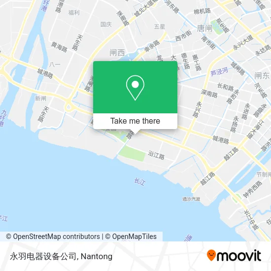 永羽电器设备公司 map