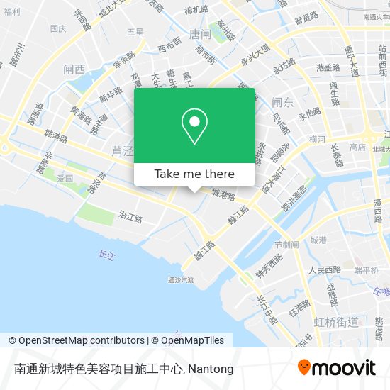 南通新城特色美容项目施工中心 map