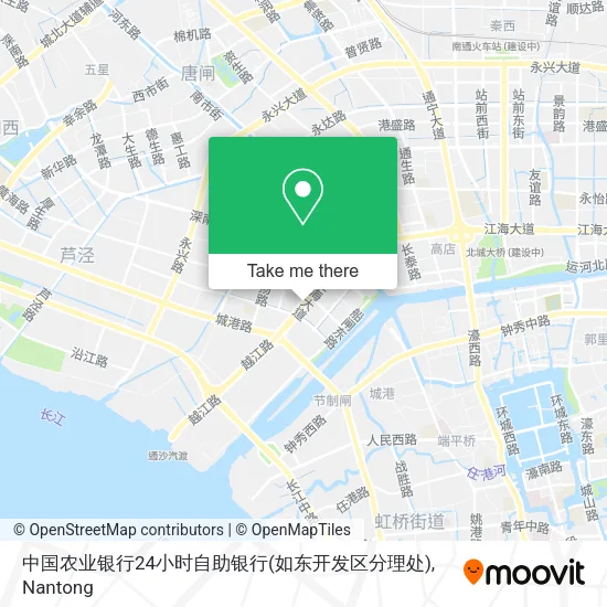 中国农业银行24小时自助银行(如东开发区分理处) map