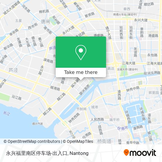 永兴福里南区停车场-出入口 map