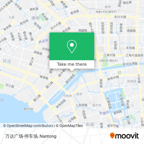 万达广场-停车场 map