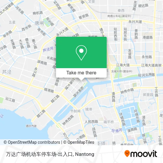 万达广场机动车停车场-出入口 map