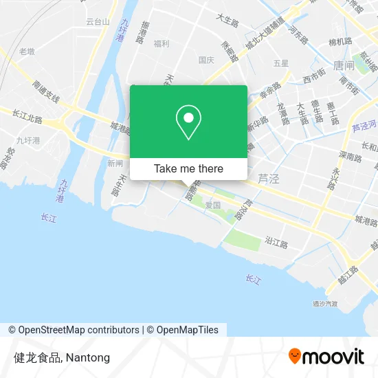 健龙食品 map