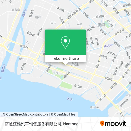 南通江淮汽车销售服务有限公司 map