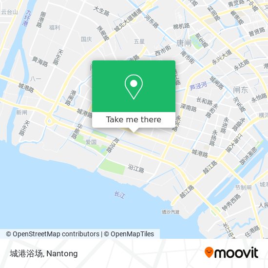 城港浴场 map