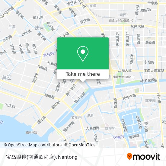 宝岛眼镜(南通欧尚店) map
