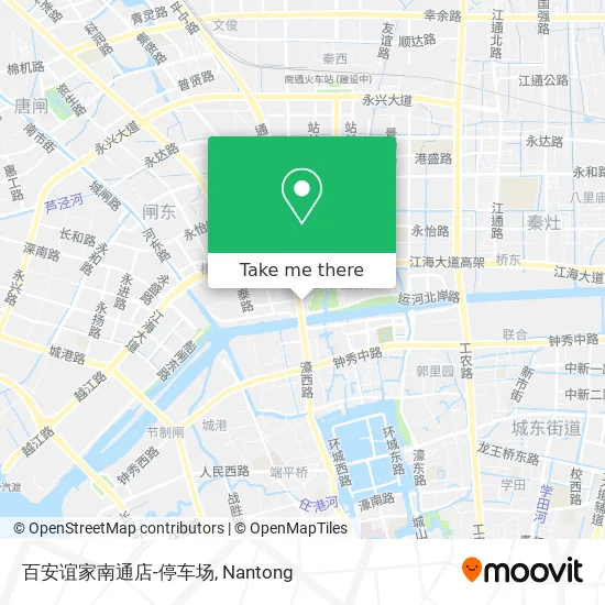 百安谊家南通店-停车场 map