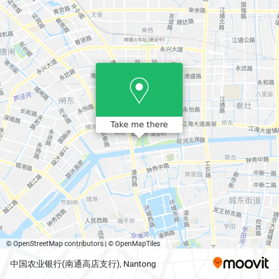 中国农业银行(南通高店支行) map