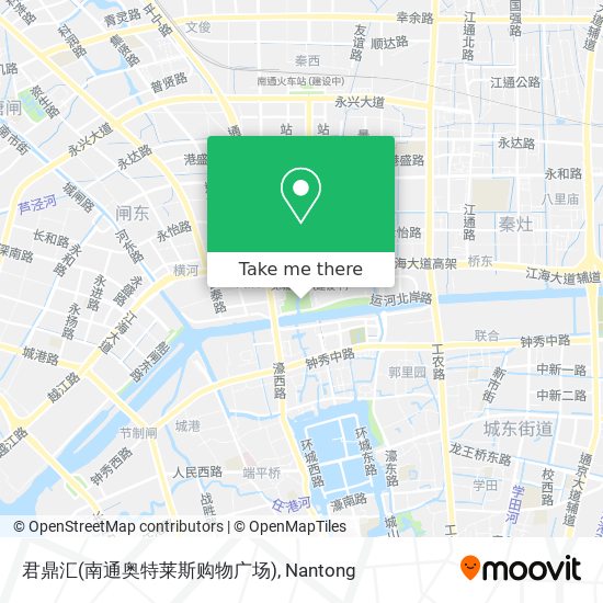 君鼎汇(南通奥特莱斯购物广场) map