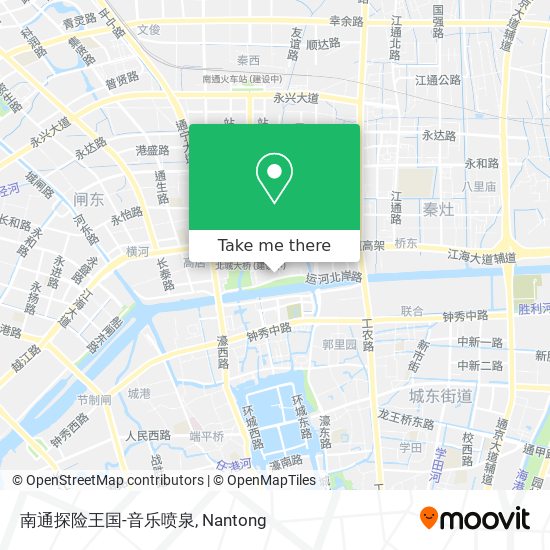 南通探险王国-音乐喷泉 map