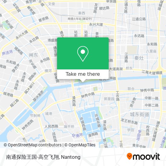 南通探险王国-高空飞翔 map