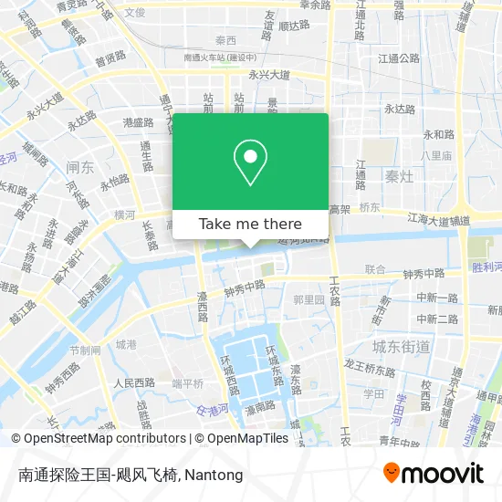 南通探险王国-飓风飞椅 map