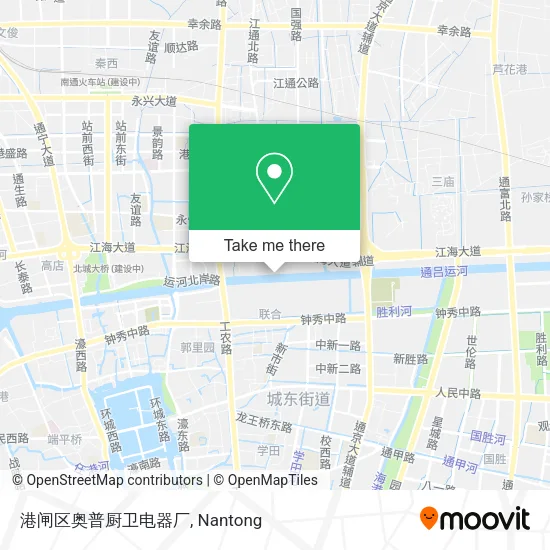 港闸区奥普厨卫电器厂 map