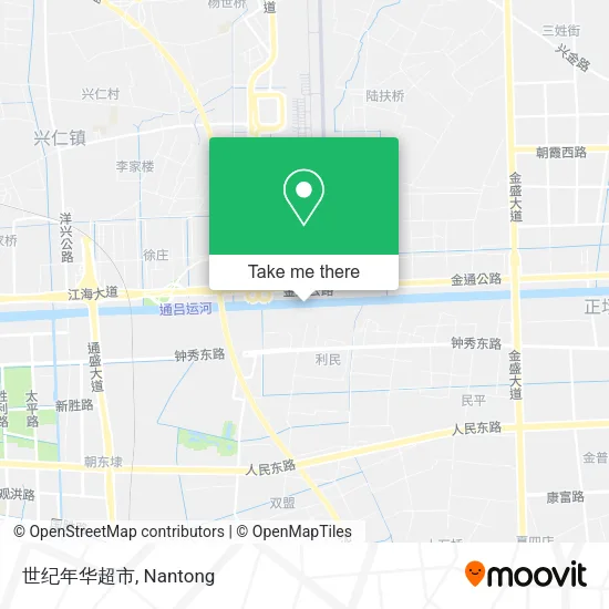 世纪年华超市 map