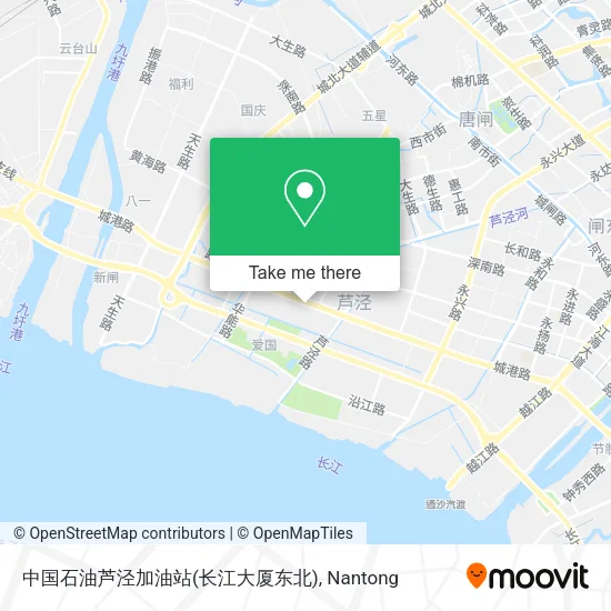 中国石油芦泾加油站(长江大厦东北) map
