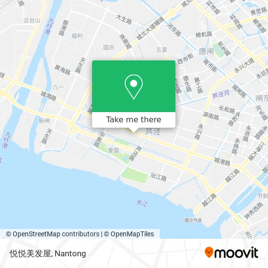 悦悦美发屋 map