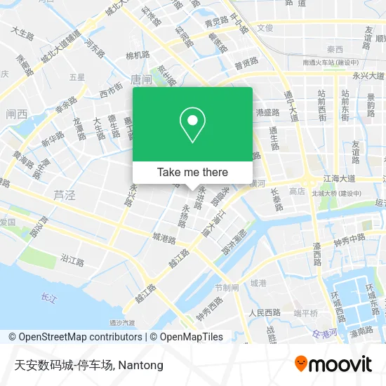 天安数码城-停车场 map