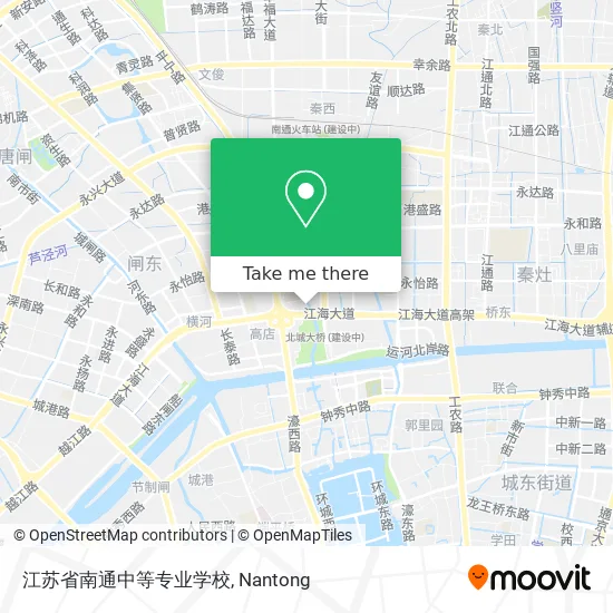 江苏省南通中等专业学校 map