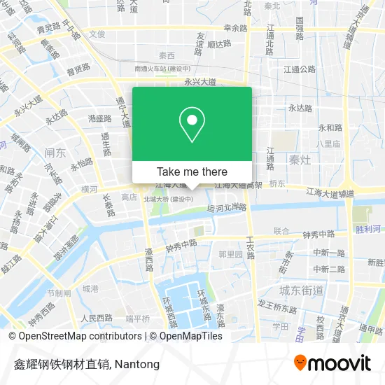 鑫耀钢铁钢材直销 map