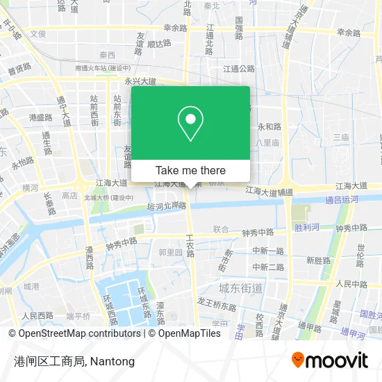 港闸区工商局 map