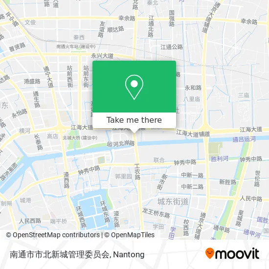 南通市市北新城管理委员会 map