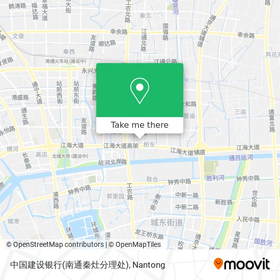 中国建设银行(南通秦灶分理处) map