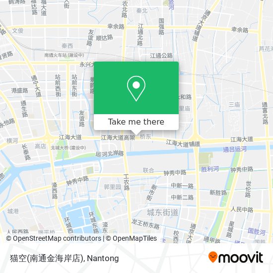 猫空(南通金海岸店) map