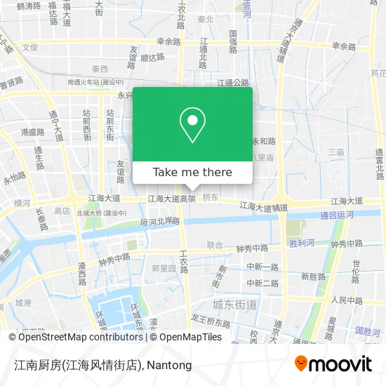 江南厨房(江海风情街店) map