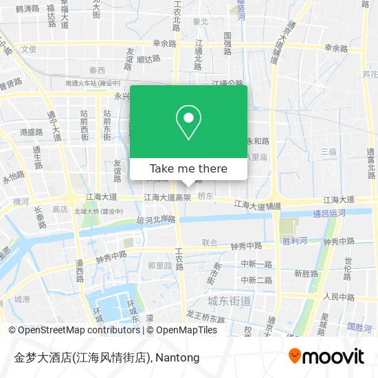 金梦大酒店(江海风情街店) map