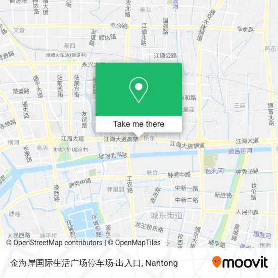 金海岸国际生活广场停车场-出入口 map