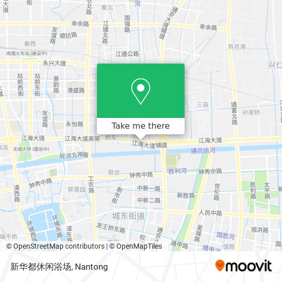 新华都休闲浴场 map