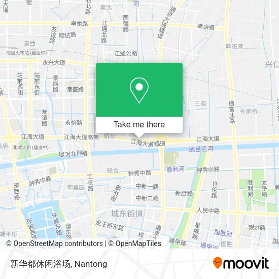 新华都休闲浴场 map