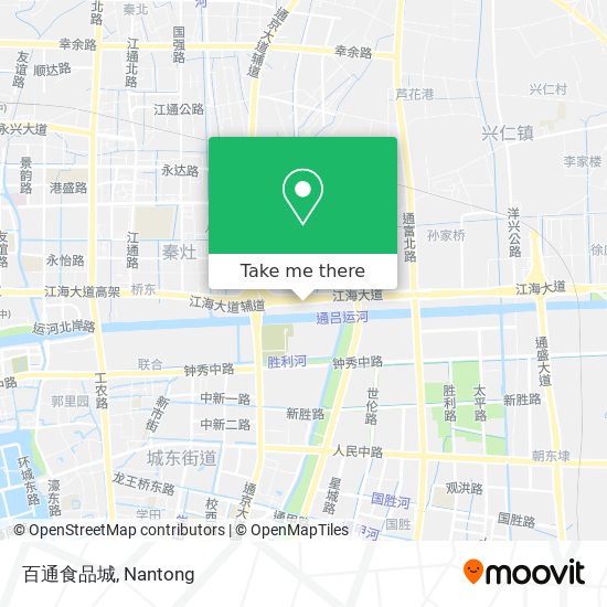 百通食品城 map