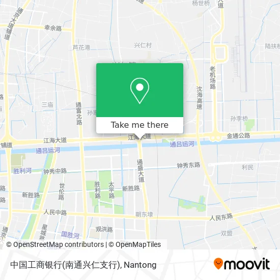 中国工商银行(南通兴仁支行) map