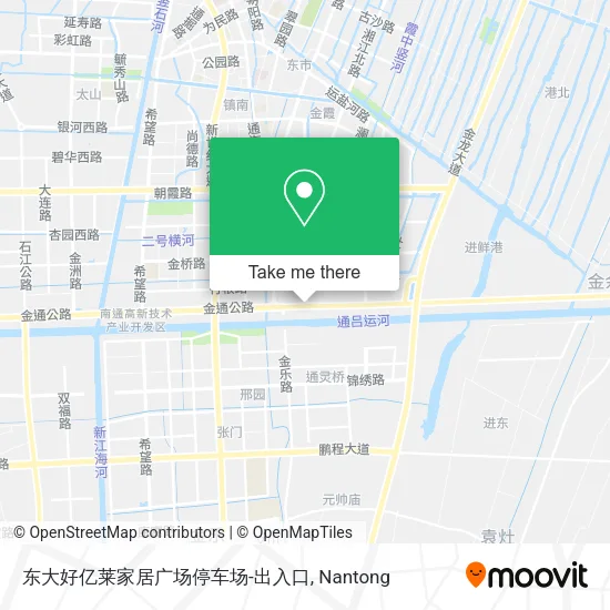 东大好亿莱家居广场停车场-出入口 map
