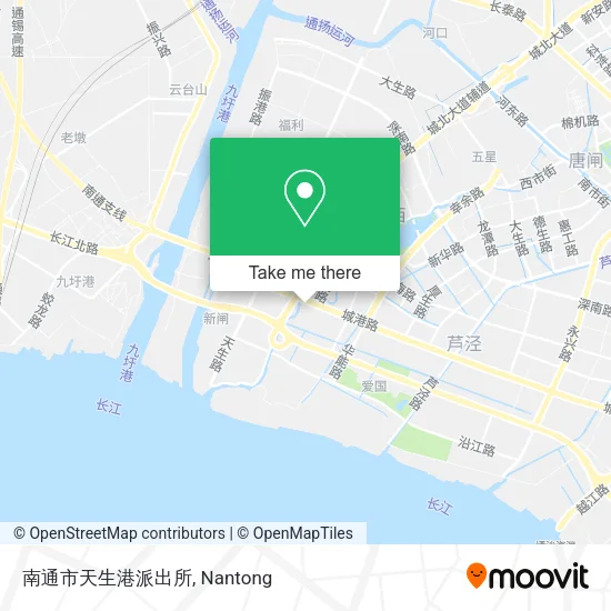 南通市天生港派出所 map