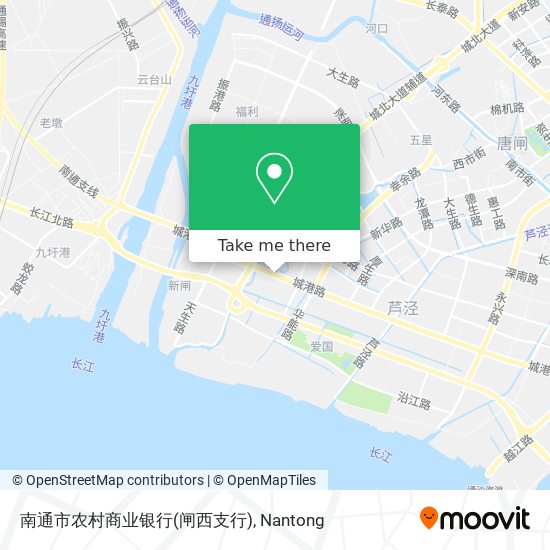 南通市农村商业银行(闸西支行) map