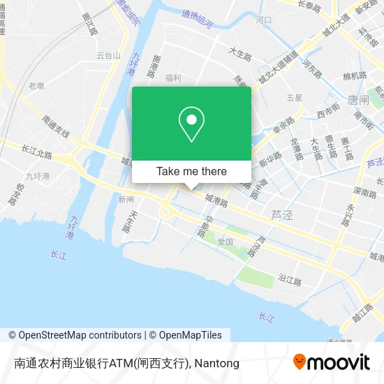 南通农村商业银行ATM(闸西支行) map
